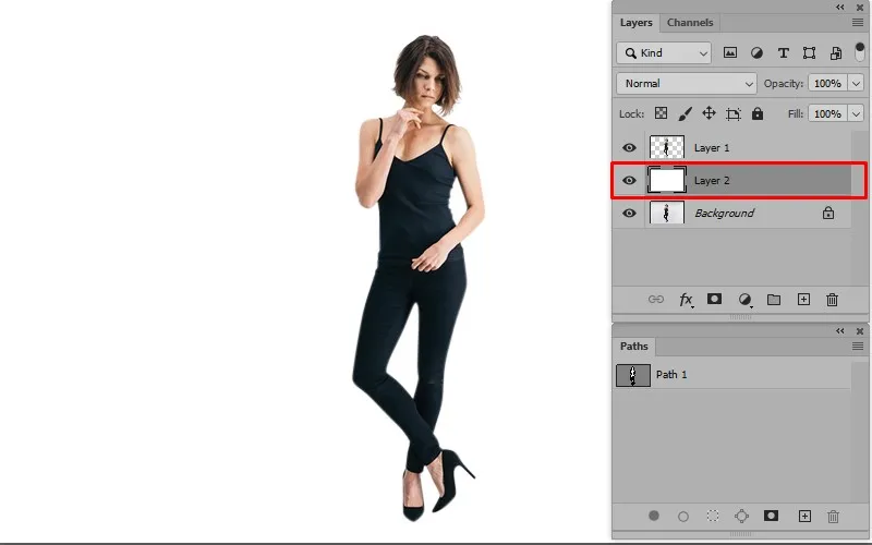 create another layer for background remove