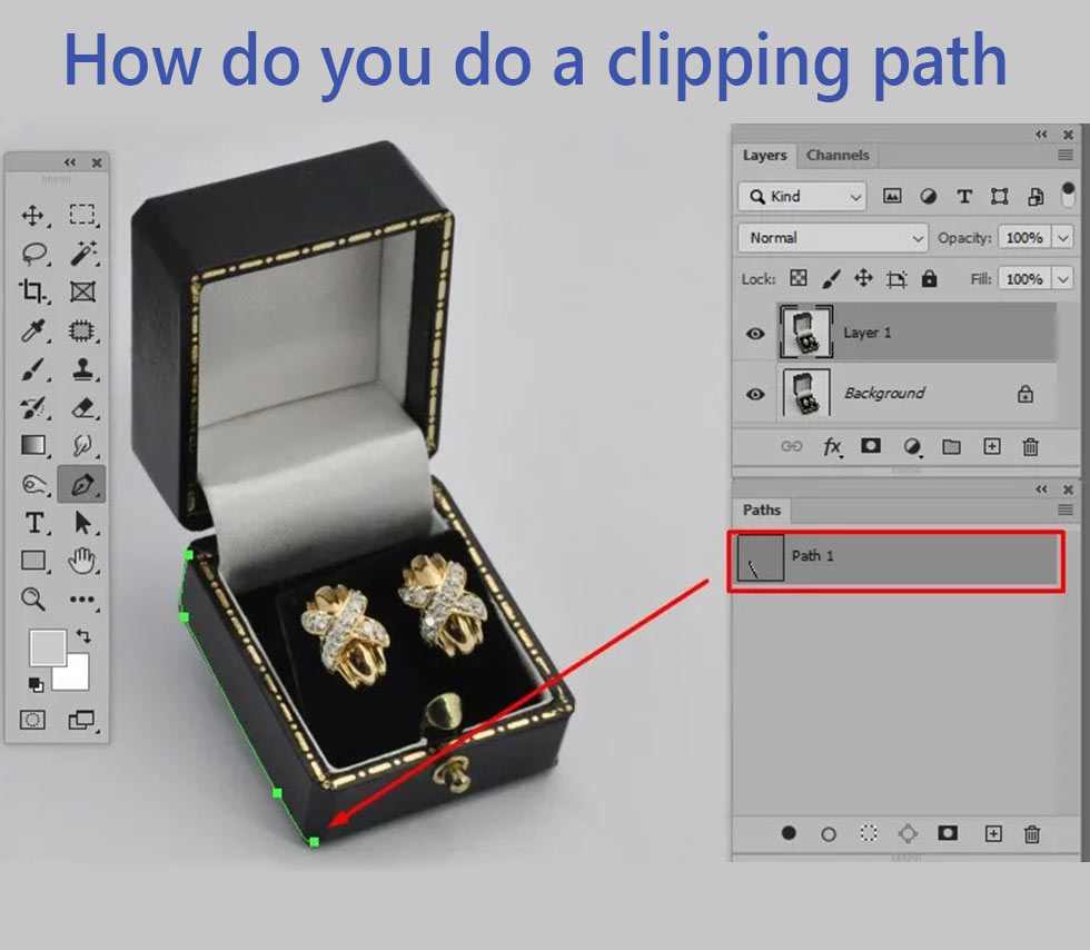 How do you do a clipping path