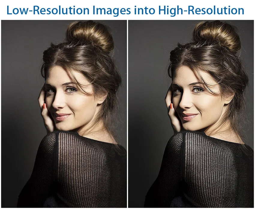 Low-Resolution Images Editing service