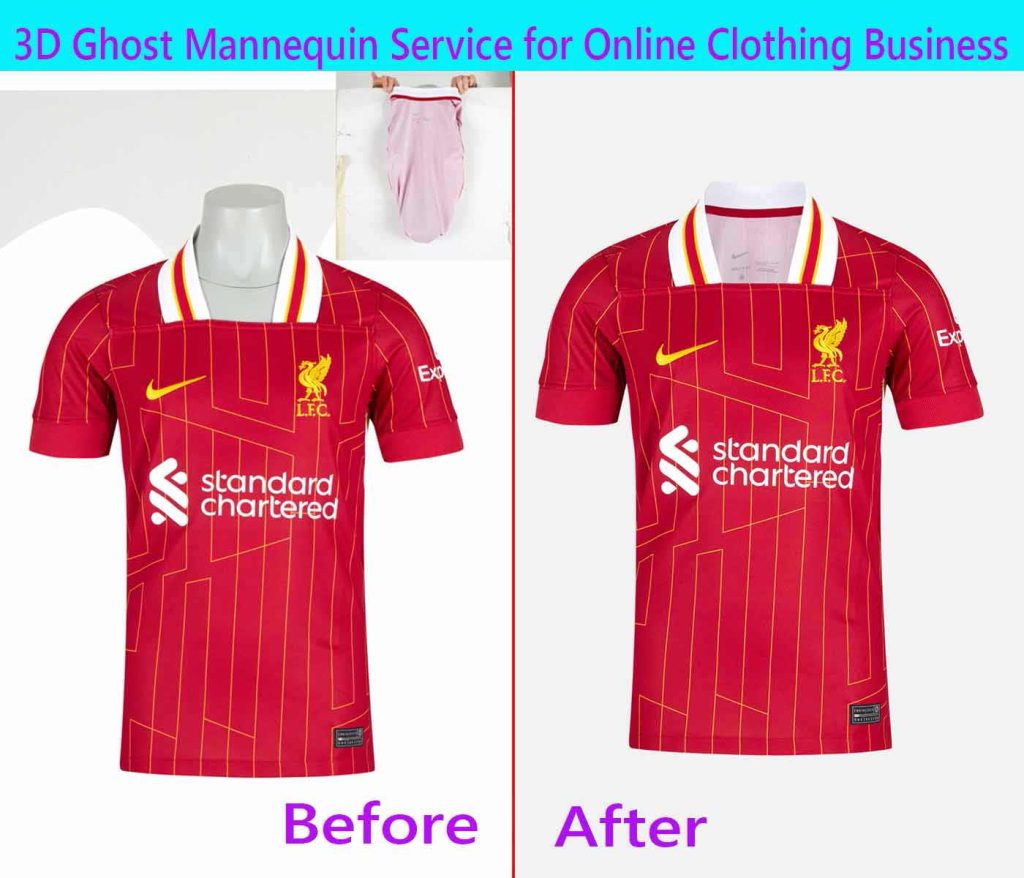 3D Ghost Mannequin Service for Online Clothing Business