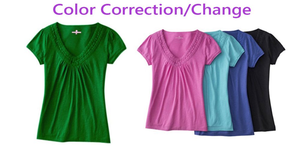 Color correction or change