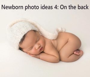 newborn photo ideas on the back