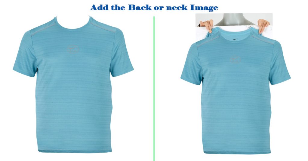 Add the Back or neck Image