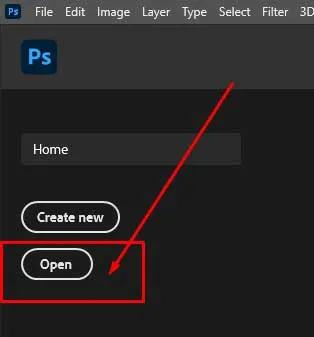 Open the file in Photoshop