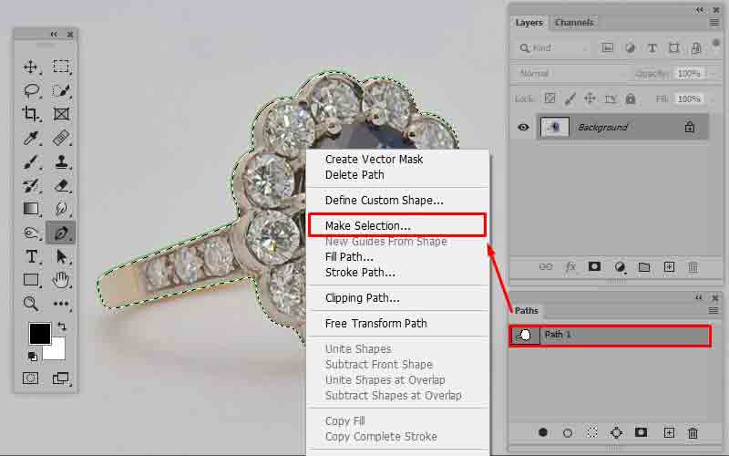 path selection tool photoshop