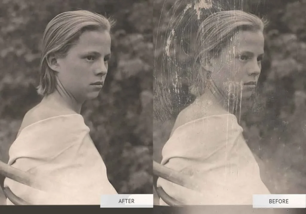 old photo restoration