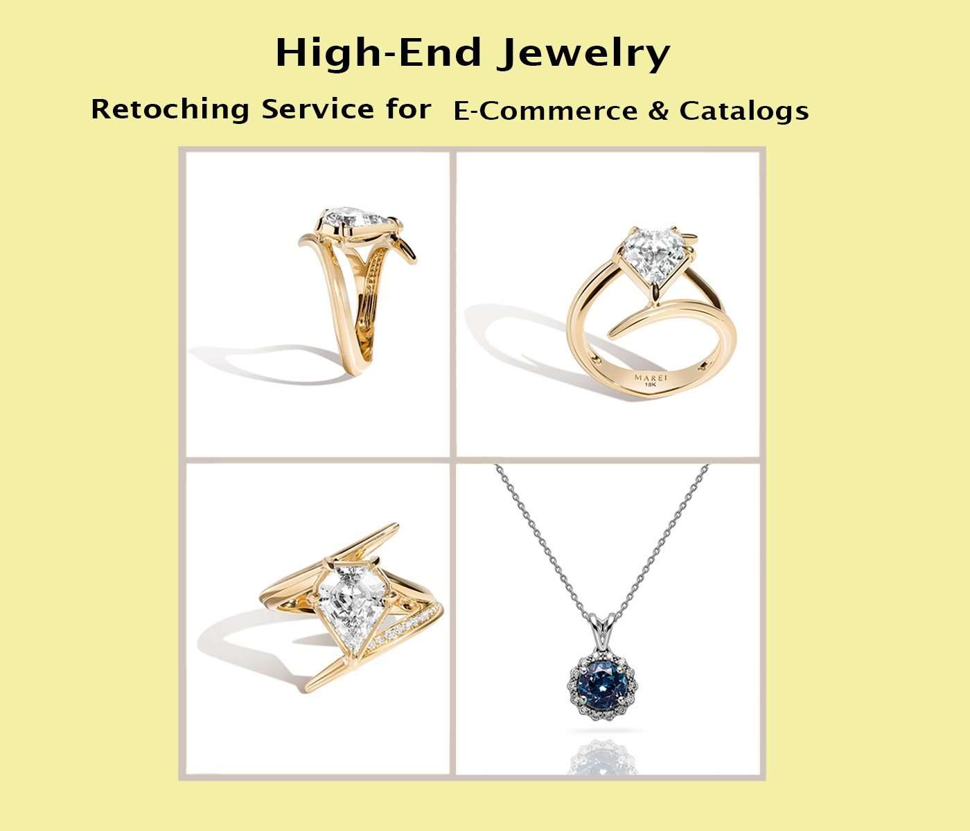 High-End Jewelry Retouching Services for E-Commerce & Catalogs