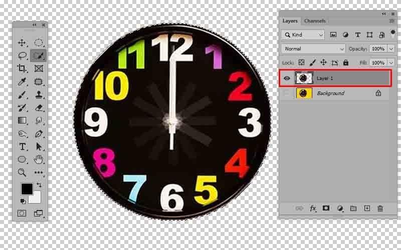 place your subject Selection in a brand new layer subject Selection tool for brand new layer