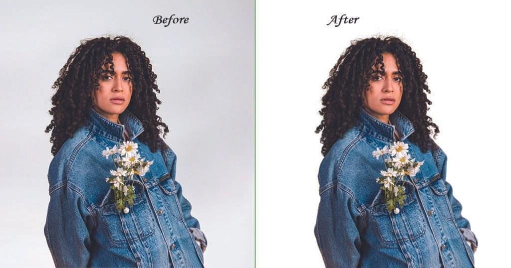 Clipping Path with Hair Masking
